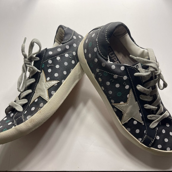 Golden Goose Shoes - Golden Goose Women's Black GGDB Polka Dot Sneakers | size 37